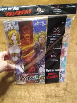 Ultra Pro 9 Pocket Force of Will Pro Binder Holds 180 Cards NEW SEALED! 2015 - Image 1