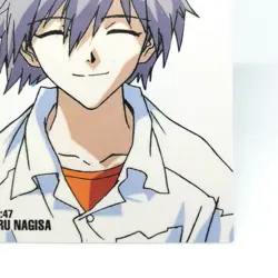 GR47 KAWORU NAGISA GRAFFITI Neon Genesis Evangelion card CARD DASS MASTERS 1ST - Image 5