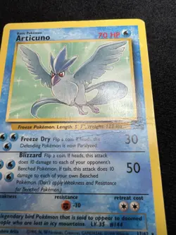 Articuno 17/62 Fossil Unlimited Non Holo Rare 1999 Pokemon Card - HP - Image 4