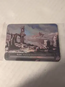"Rubble" FOIL - Dust Reward Promo - SEALED - Sorcery: Contested Realm (4 Cards) - Image 1