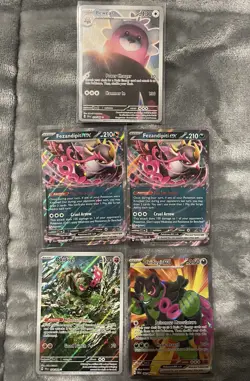 Pokemon Cards Shrouded Fable Lot Of 5 Bewear Fezandipti ex x2 Okidogi - Image 1