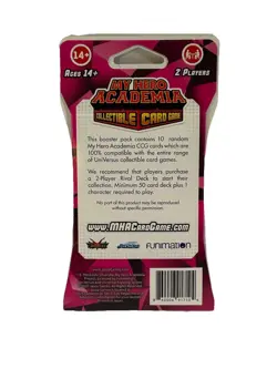 NEW 2021 Jasco Games My Hero Academia Collectible Card Game Booster Pack 10 Card - Image 2