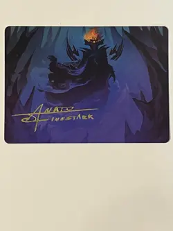 Sauron the Necromancer Lord Of The Rings Art Series 42/81 Gold Stamped Signature - Image 1