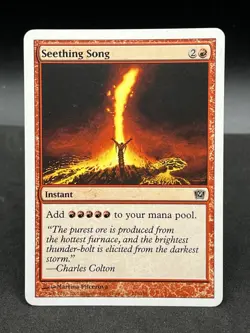 MTG - Seething Song - 9th Edition - NM/LP - Magic the Gathering - Image 1