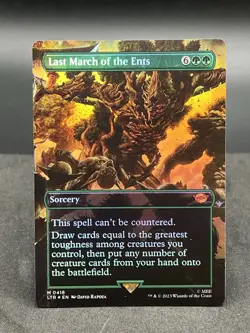 Last March of the Ents - Foil - Borderless The Lord of the Rings NM - Image 1