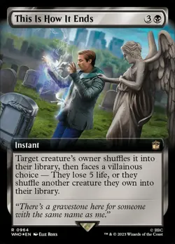 This Is How It Ends X1 EXTENDED ART SURGE-NM/M- Universes Beyond: Doctor Who - Image 1