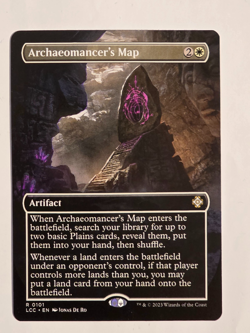 Archaeomancer's Map R0101 Regular (Borderless) Lost Caverns of Ixalan MTG NM - Image 1