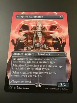 MTG Secret Lair #1109 Borderless Adaptive Automaton NM - Image 1