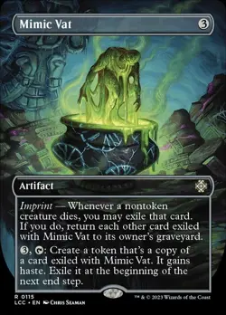 1 x Mimic Vat - Foil - Borderless - Commander: The Lost Caverns of Ixalan - NM-M - Image 1