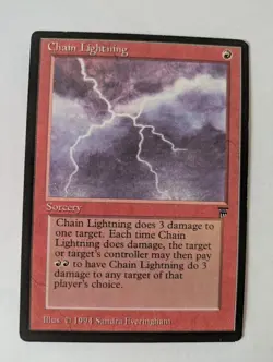 Chain Lightning Legends MTG Exc Free shipping with tracking - Image 1