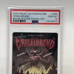 2025 MTG INNISTRAD REMASTERED MOVIE POSTER SHOWCASE GRISELBRAND PSA 10 Non Foil! - Image 3