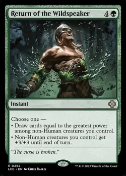 Return of the Wildspeaker Commander: The Lost Caverns of Ixalan NM MTG Non-Foil - Image 1