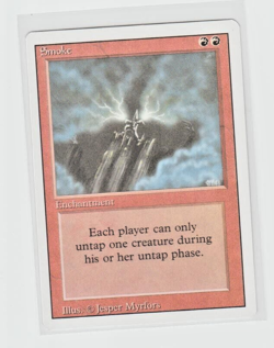 Magic the Gathering ~ MTG ~ 1x Smoke ~ MP ~ REVISED - Image 1