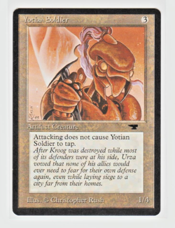 Magic the Gathering ~ MTG ~ 1x Yotian Soldier ~ M/NM ~ Antiquities - Image 1