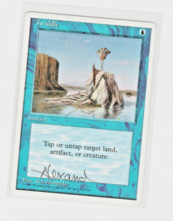 Magic the Gathering ~ Twiddle ~ LP ~ 4th Ed. ~ SIGNED BY ARTIST - Image 1