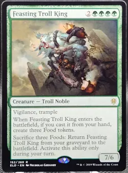 Feasting Troll King #152 Throne of Eldraine Regular Rare *Buy 2 Get 1 - Image 1