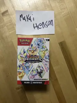 Pokemon Scarlet And Violet Prismatic Evolution Booster Bundle **Factory Sealed** - Image 1