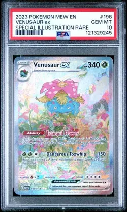 Venusaur EX 198/165 SIR Pokemon Scarlet & Violet 151 PSA 10 - Image 1