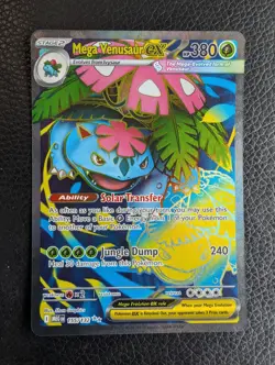 Mega Venusaur ex - 155/132 Mega Evolution Base (Pokemon) Full Art Ultra Rare - Image 1