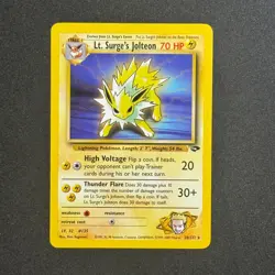 Lt. Surge's Jolteon 28/132 Gym Challenge Regular Pokemon TCG - Image 1