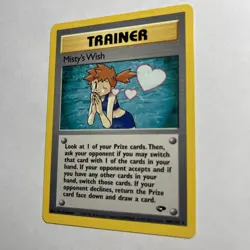 Pokemon TCG Misty's Wish Gym Challenge Rare Non-Holo - LP - Image 4