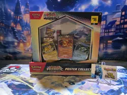 Pokemon Prismatic Evolutions Poster Collection Sealed Full Display Case Lot of 6 - Image 1
