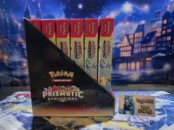 Pokemon Prismatic Evolutions Poster Collection Sealed Full Display Case Lot of 6 - Image 2
