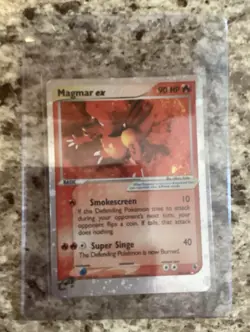 Pokemon TCG Magmar EX Ruby & Sapphire Holo Ultra Rare - Image 1