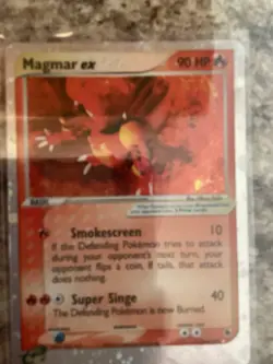 Pokemon TCG Magmar EX Ruby & Sapphire Holo Ultra Rare - Image 2