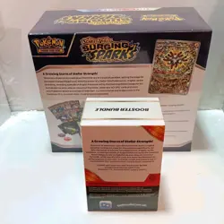 Pokemon Scarlet & Violet Surging Sparks Elite Trainer Box And Booster Bundle Lot - Image 2