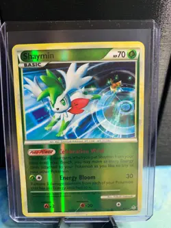 2010 Pokemon - HeartGold SoulSilver: Unleashed Shaymin #8/95 Holo - Image 2