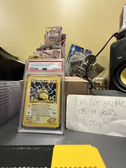 Lt. Surge’s Electabuzz Holo Rare 6/132 2000 Pokemon Gym Heroes English PSA 7 NM - Image 1