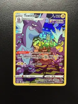 Pokemon TCG - Toxtricity - Crown Zenith GG09/GG70 Galarian Gallery Full Art Holo - Image 1
