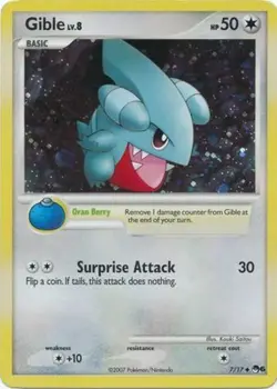 1x Gible - 7/17 - Common - Cosmos Holo Moderately Played Pokemon POP Series - Image 1