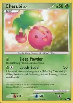 1x Cherubi - 13/17 - Common Lightly Played Pokemon POP Series - Image 1