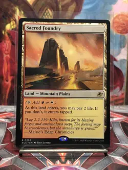 Sacred Foundry (Non-foil) Edge of Eternities 0256 Rare MTG - Image 1