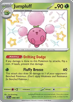 ?Jumpluff | Holo Baby Shiny | Paldean Fates | 098/091 | Pokemon TCG? - Image 1