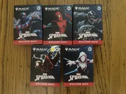 SDCC 2025 Magic The Gathering x Spider-Man Complete Welcome Deck Set 5 - Image 1