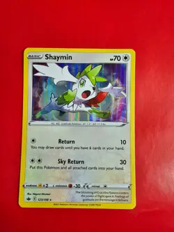 Pokemon Shaymin Holo Rare SWSH06: Chilling Reign 123/198 LP - Image 3