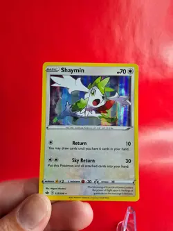 Pokemon Shaymin Holo Rare SWSH06: Chilling Reign 123/198 LP - Image 5