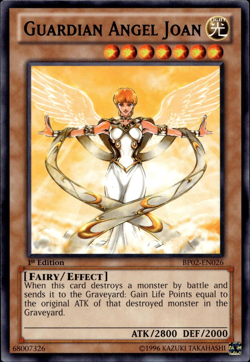Guardian Angel Joan - Black Rare 1st Edition BP02-EN026 - LP - YuGiOh - Image 1
