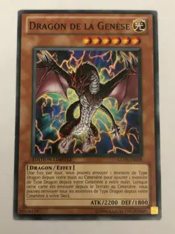 Carte Yu-Gi-Oh - JCC - Dragon de la Genese - GLD4-FR028 - Image 1