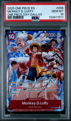 Monkey.D.Luffy (One Piece Day Dallas 2025) ST10-006 One Piece Promotion Cards... - Image 1