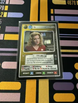 STAR TREK CCG VOYAGER RARE CARD KES (NA, Non-Aligned) - Image 1