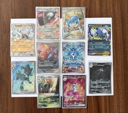 Pokemon TCG Card Misc Lot of 10 ex Illustration Rares Full Art Misc - Image 1