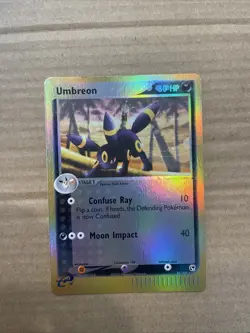 Umbreon 24/100 Sandstorm Reverse Holo Pokemon Card LP/MP WOTC EX Vintage - Image 1