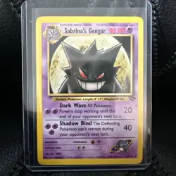 Pokemon TCG Sabrina's Gengar Gym Challenge 29/132 Non-Holo Rare Card - Image 1