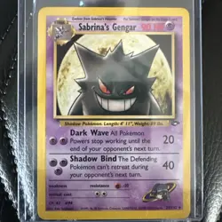 Pokemon TCG Sabrina's Gengar Gym Challenge 29/132 Non-Holo Rare Card - Image 3