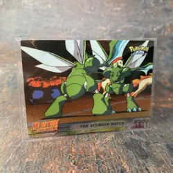 The Ultimate Match #34 1999 Topps Textured Foil Pokemon Card / Black Label - Image 1