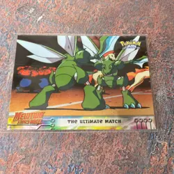 The Ultimate Match #34 1999 Topps Textured Foil Pokemon Card / Black Label - Image 2